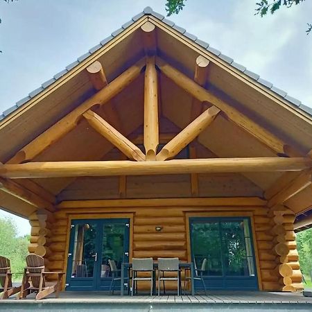 Unieke Houten Villa Met Sauna In Twente - 5P Den Ham Bagian luar foto