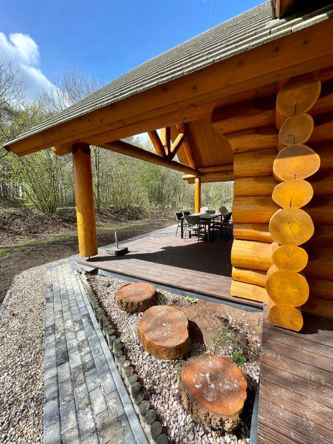 Unieke Houten Villa Met Sauna In Twente - 5P Den Ham Bagian luar foto