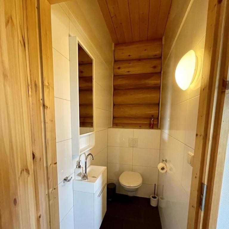 Unieke Houten Villa Met Sauna In Twente - 5P Den Ham Bagian luar foto