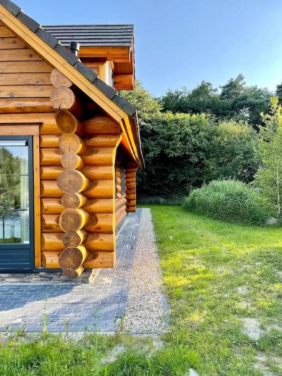 Unieke Houten Villa Met Sauna In Twente - 5P Den Ham Bagian luar foto
